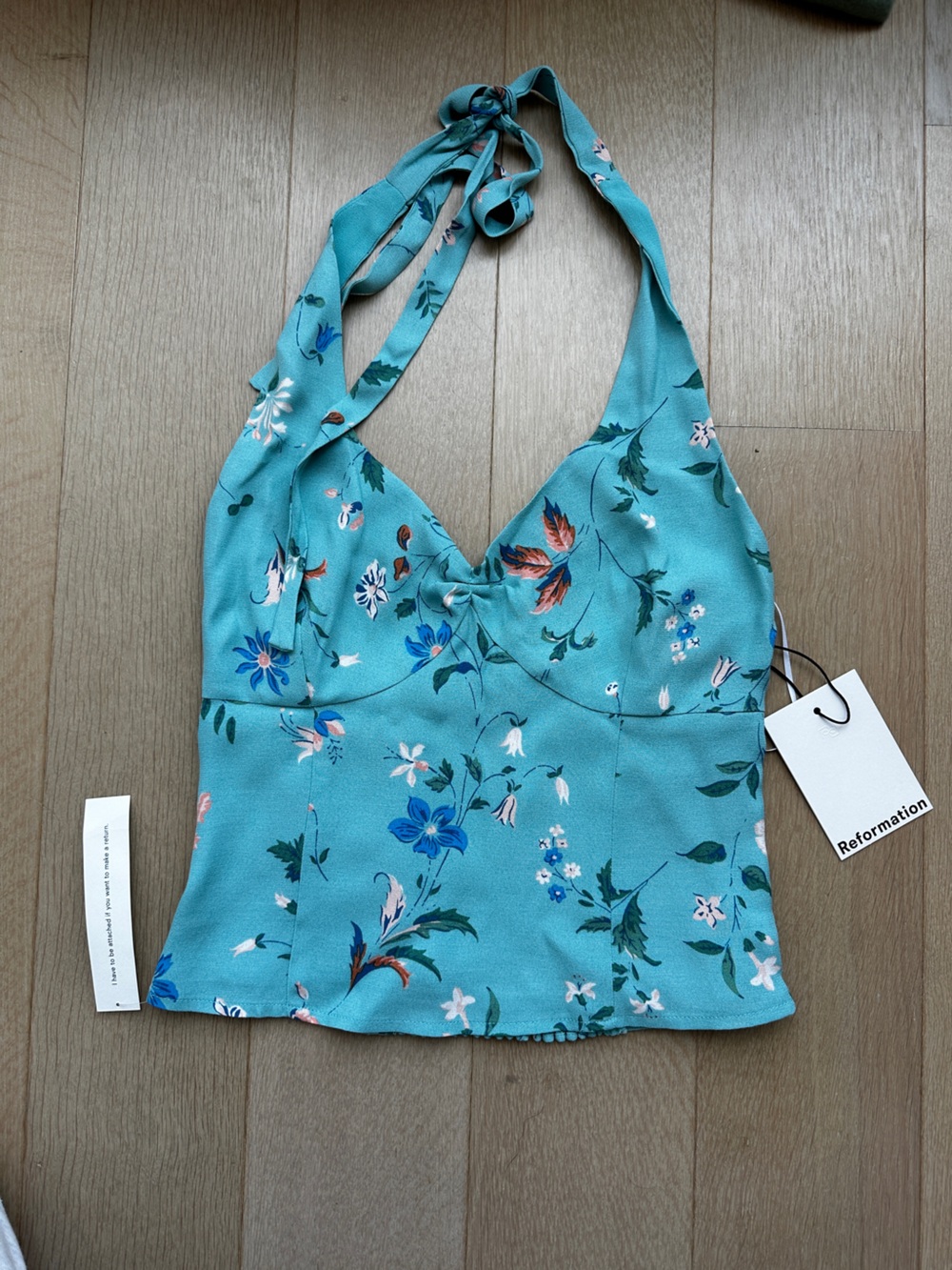 Reformation Dolce Burano Halter Top